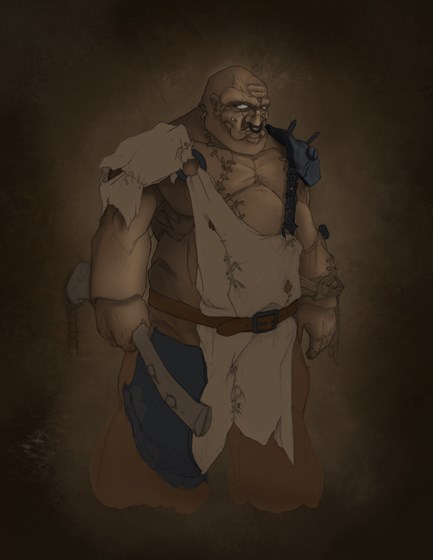 Concept Art: Fat Zombie